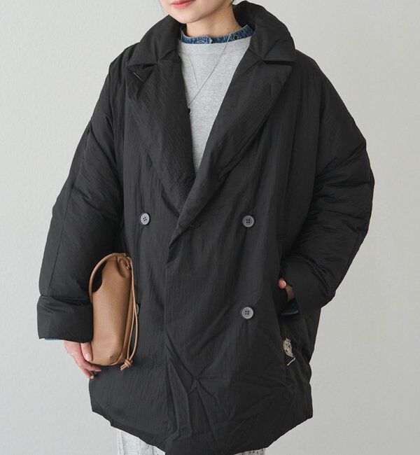 「リサイクルダウンテーラードコート」|ダッフルコート|