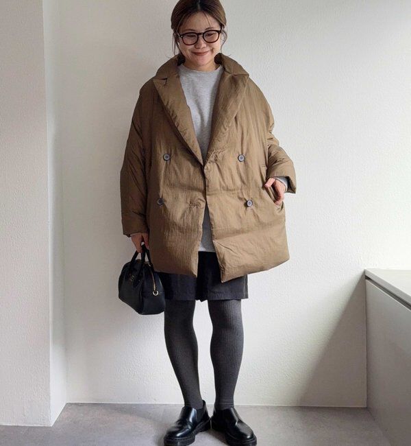  「リサイクルダウンテーラードコート」|ダッフルコート|