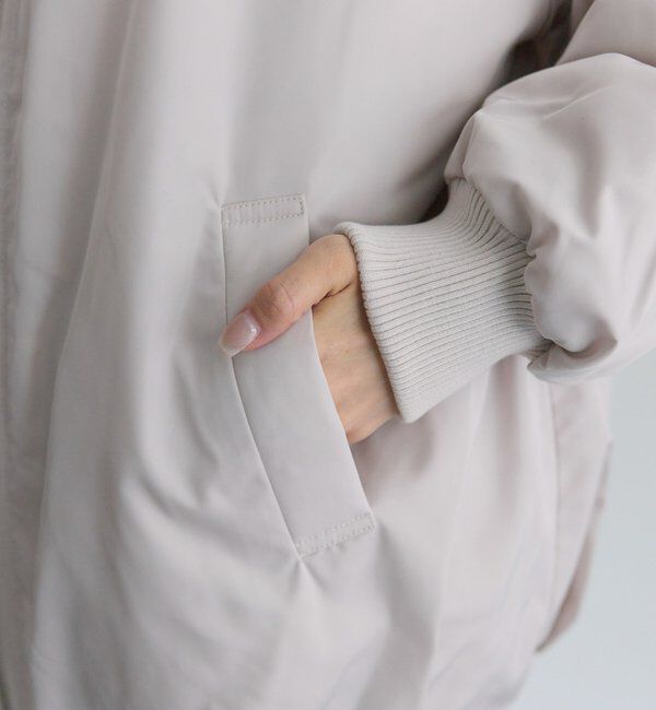  「中わたリブカラーブルゾン」|テーラードジャケット|