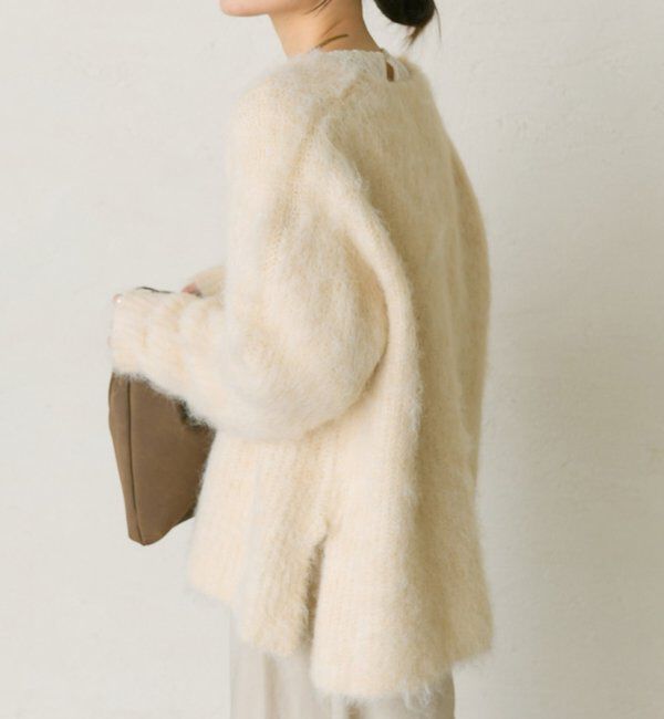  「起毛Vネックニットプルオーバー」|キャミソール|