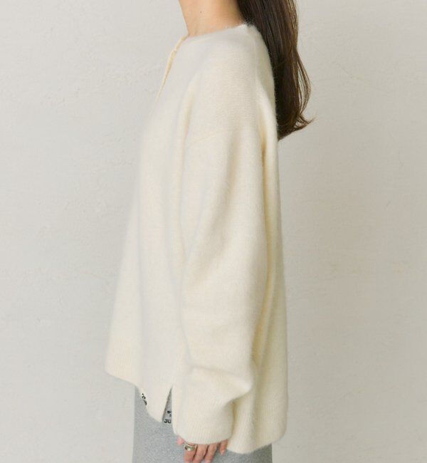  「【25th】FOX混ヘンリーネックニット」|ニット・セーター|