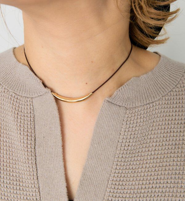  「メタルバーコードチョーカー」|ネックレス|