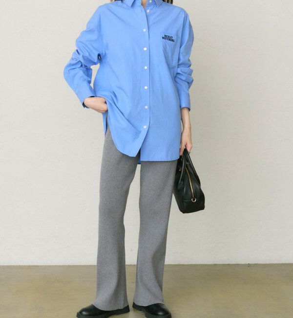  「【セットアップ対応】リブニットフレアパンツ」|その他|