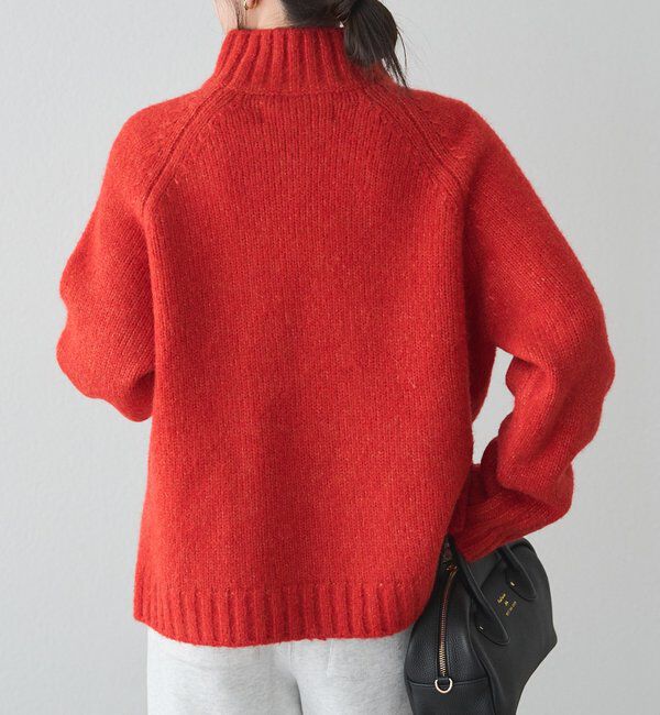  「アルパカ混ハイネックニットプルオーバー」|キャミソール|