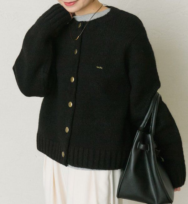  「アルパカ混ニットカーディガン」|カーディガン|