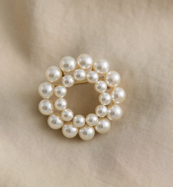  「ダブルパールブローチ」|ネックレス|