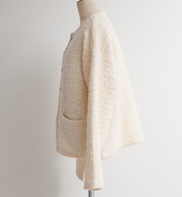  「ツィードライクニットカーディガン」|カーディガン|