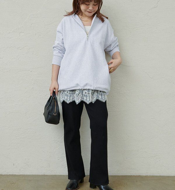  「【＠noricorico102考案】サテン&times;レース レイヤードキャミソール」|キャミソール|