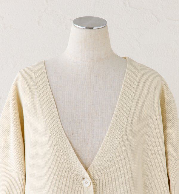  「【WEB限定/Du noir】スポンディッシュBIG Vネックカーディガン」|カーディガン|