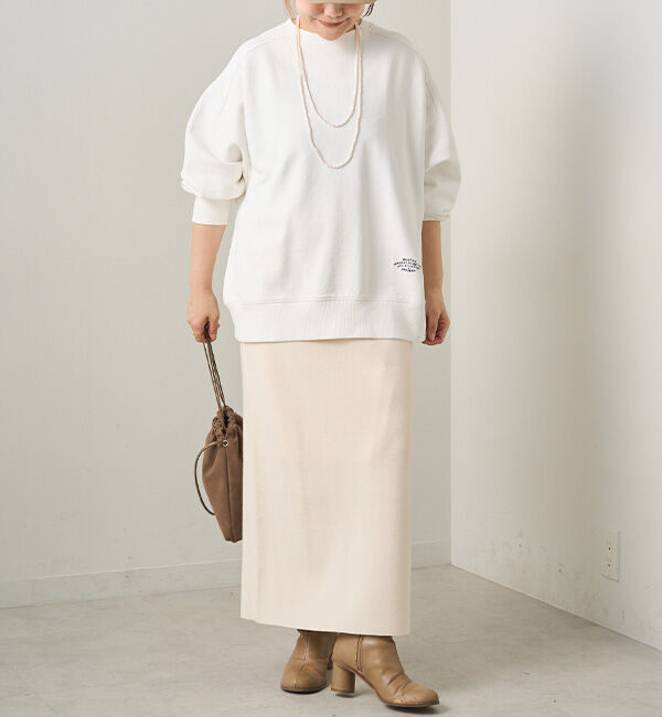  「【Du noir】総針ニットナロースカート」|スカート|