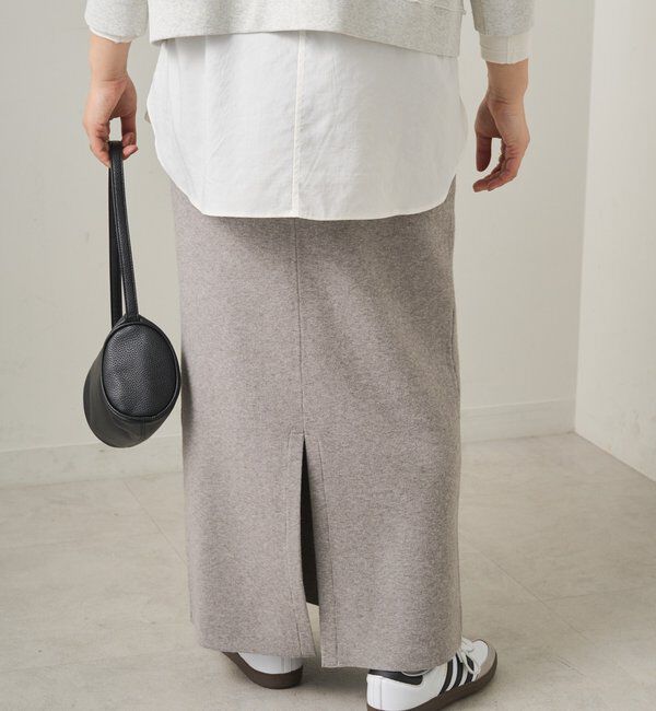  「【Du noir】総針ニットナロースカート」|スカート|