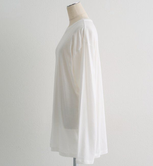  「【春カラーで登場！】コットンシアーカットソー」|プルオーバー|