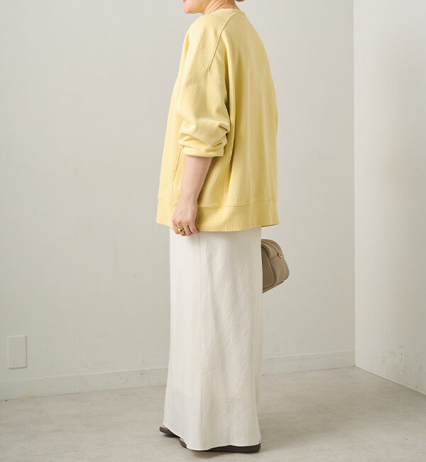  「ロゴ刺繍チュニックスウェット」|プルオーバー|