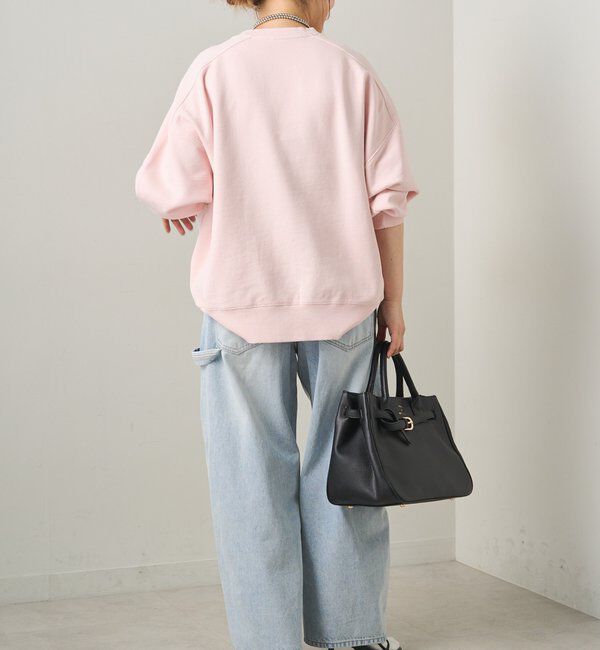  「ロゴ刺繍チュニックスウェット」|プルオーバー|