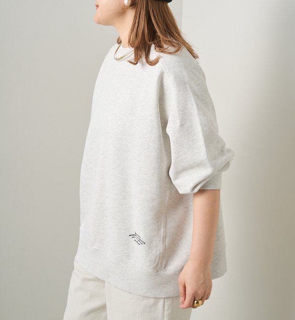  「ロゴ刺繍チュニックスウェット」|プルオーバー|