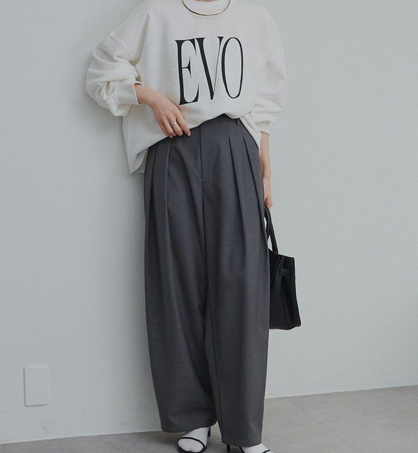  「ビッグロゴ裏毛スウェット」|プルオーバー|