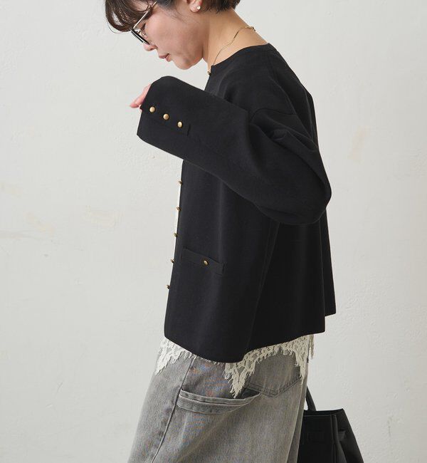  「フラワーモチーフレースキャミ」|キャミソール|