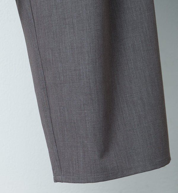  「【リニューアル】ツータックウエストゴムストレッチパンツ」|スラックス|