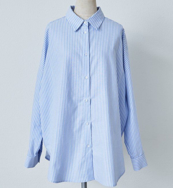  「ストライプオックスシャツ」|シャツ・ブラウス|