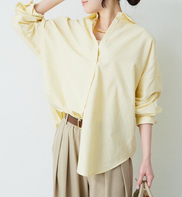  「ストライプオックスシャツ」|シャツ・ブラウス|