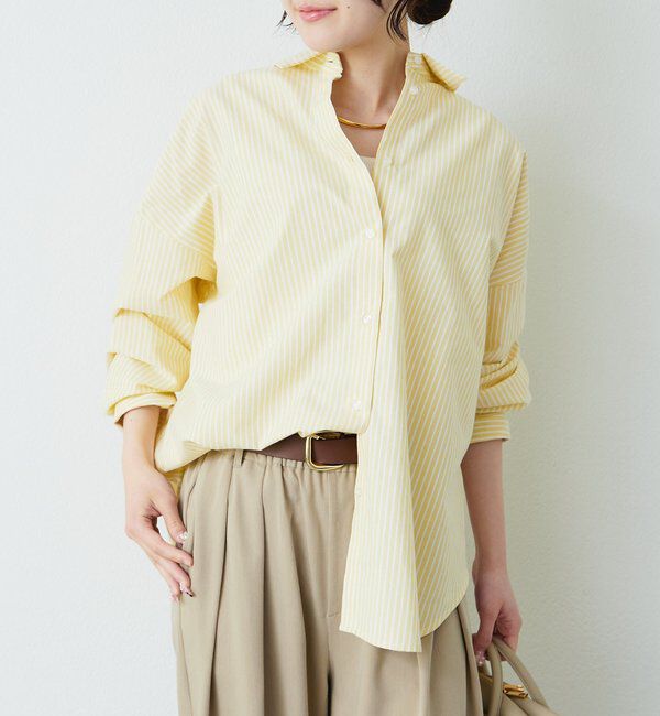  「ストライプオックスシャツ」|シャツ・ブラウス|