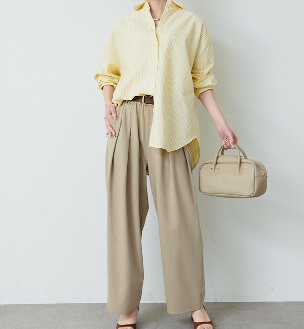  「ストライプオックスシャツ」|シャツ・ブラウス|