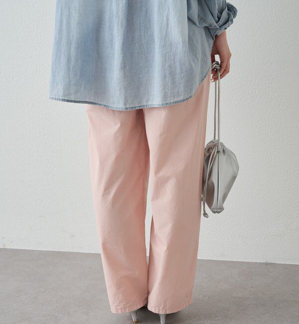  「【リニューアル/M・Lサイズあり】高密度コットン製品染めコクーンパンツ」|その他|