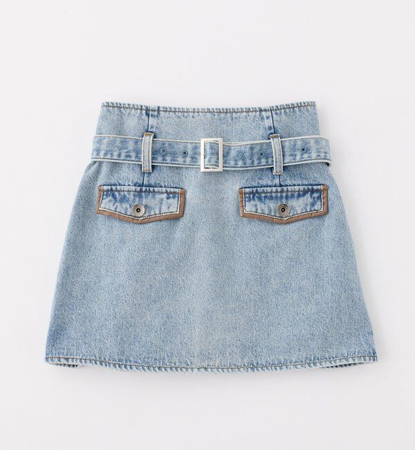  「【即日発送】ベルト付ミニスカート」|スカート|