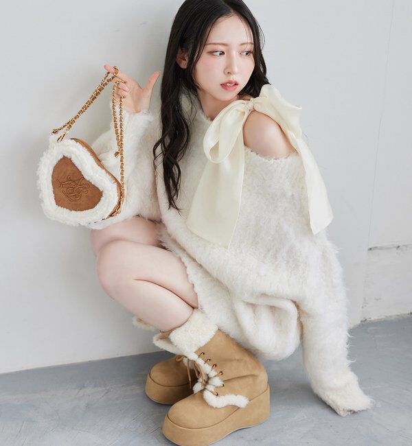  「メリーカールチュニックニット」|ニット・セーター|