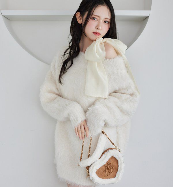  「メリーカールチュニックニット」|ニット・セーター|