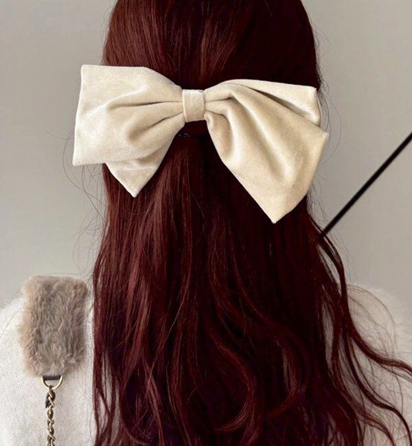  「【Latini】ベロアリボンクリップ」|その他|