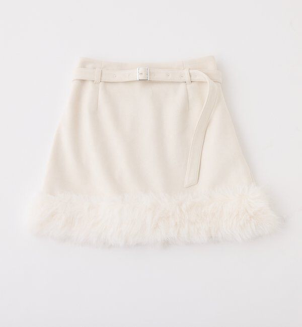  「フェイクムートンミニスカート」|スカート|