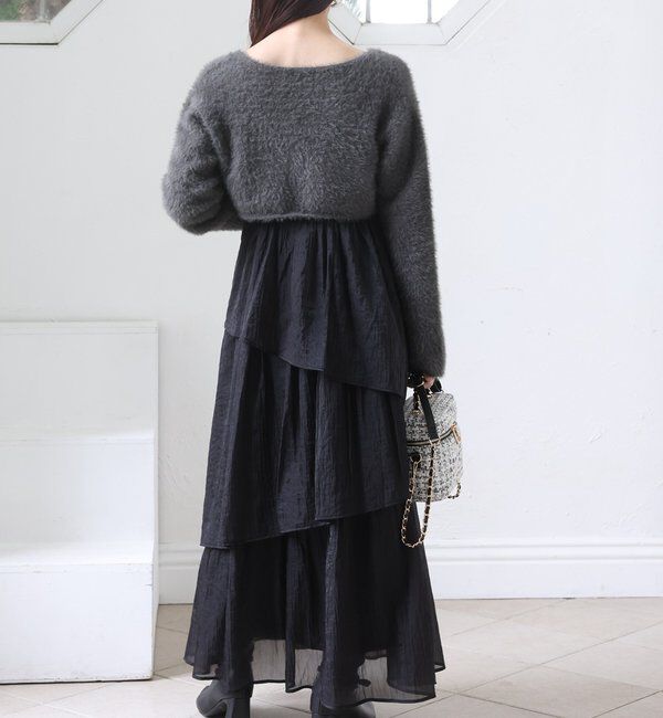  「ボレロセットイレヘムワンピース」|ワンピース|