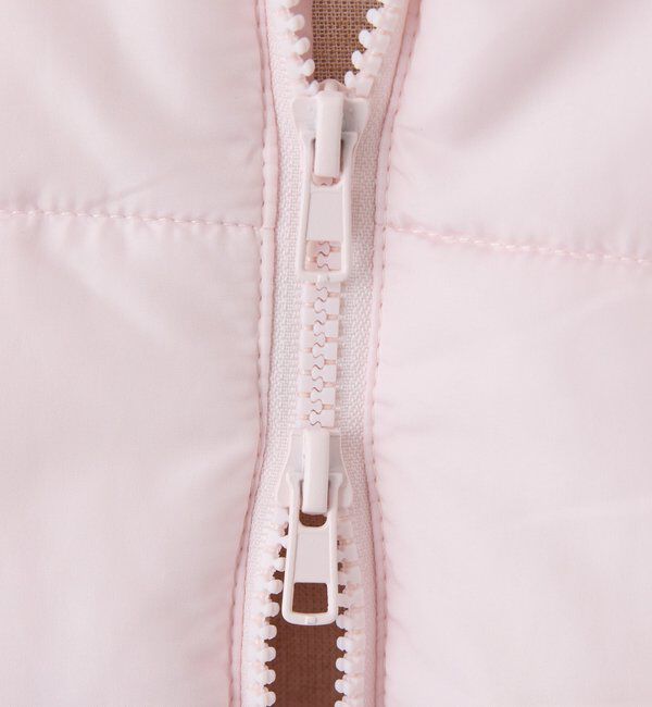  「ファー付きショートフェイクダウン」|ダウンベスト・ベスト|