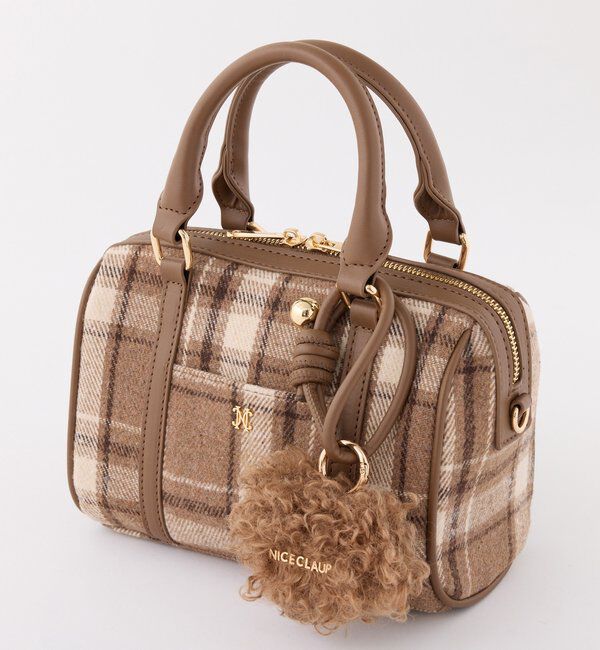  「ハートチャーム付きミニボストン」|ショルダー・メッセンジャー|