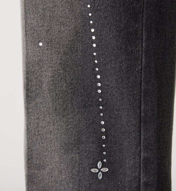  「美脚ラインストーンデニムパンツ」|その他|