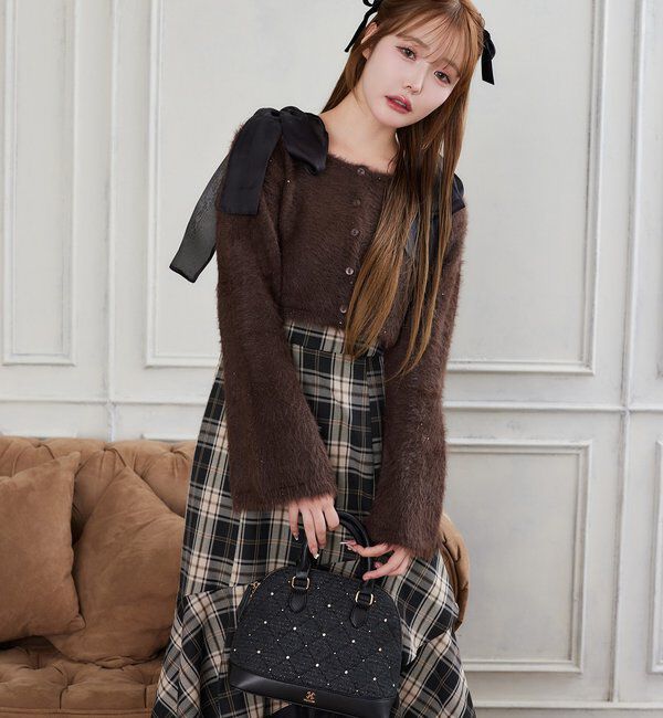  「【HolidayCollection】ニットSETイレヘムワンピース」|ワンピース|