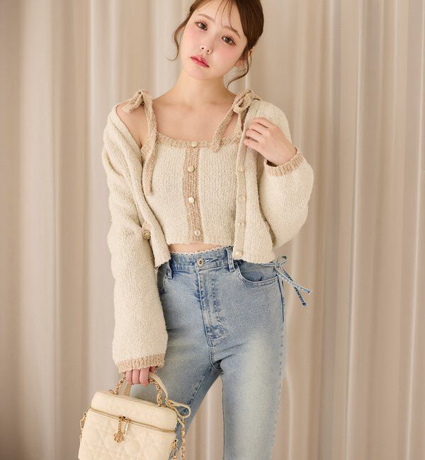  「WEB限定/チャーム付きキルティングバニティバッグ」|ショルダー・メッセンジャー|