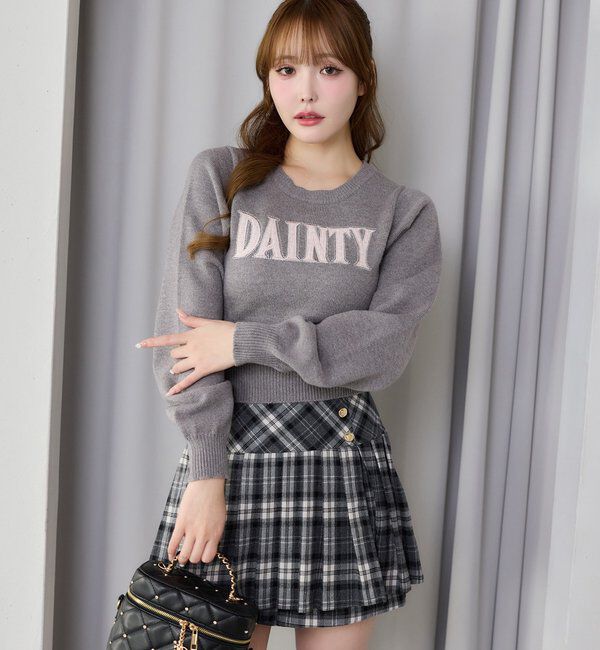  「キラキラロゴ入りアソートニット」|ニット・セーター|