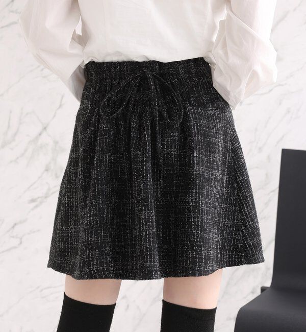  「【SMサイズ展開あり】ツイードプリーツミニスカート」|スカート|