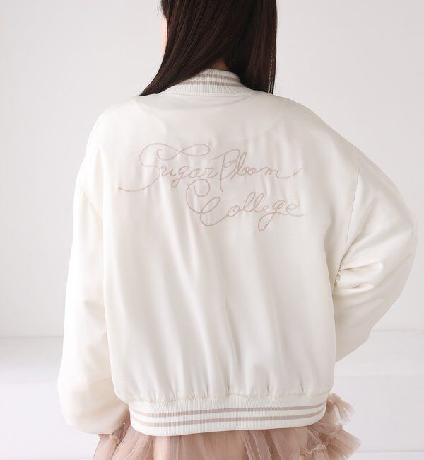  「ロゴ入りスカジャン」|ダウンベスト・ベスト|