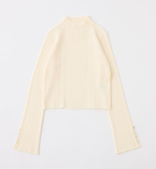  「	アイレットプチハイネックニット」|ニット・セーター|