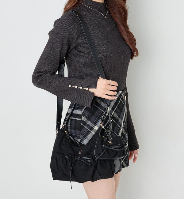  「	アイレットプチハイネックニット」|ニット・セーター|