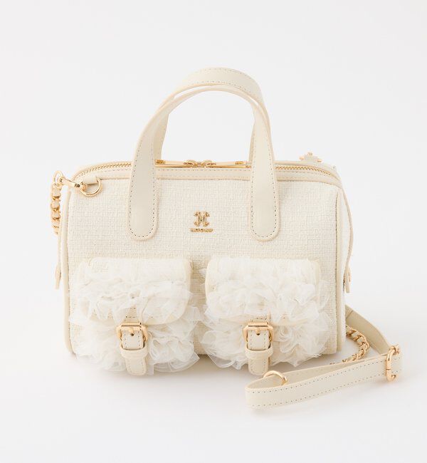  「チュールポケットミニボストンバッグ」|ショルダー・メッセンジャー|