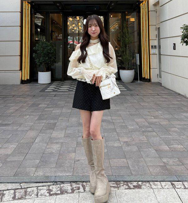  「2WAYワンショルフリルブラウス」|シャツ・ブラウス|