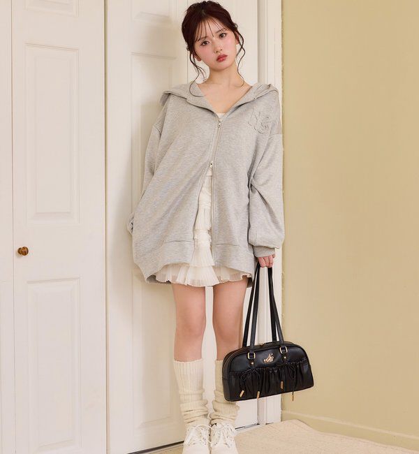  「ロゴグリッターパーカー」|プルオーバー|