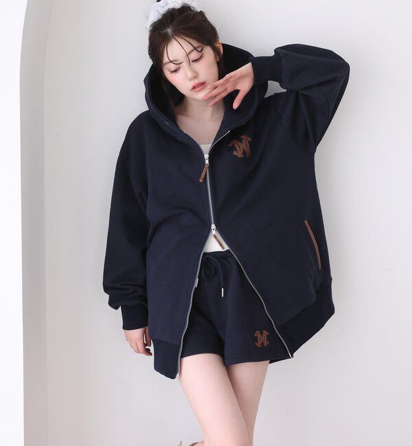  「【セットアップ可能】ロゴ配色パーカー」|プルオーバー|