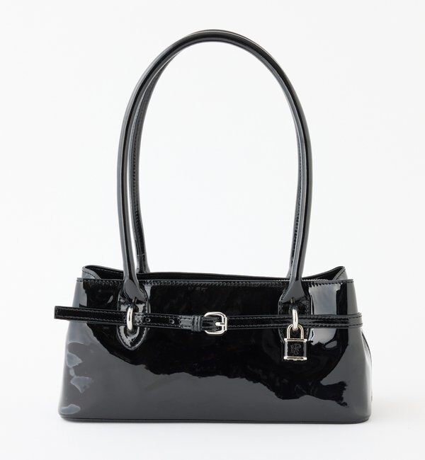  「ベルト付きエナメルバッグ」|ショルダー・メッセンジャー|