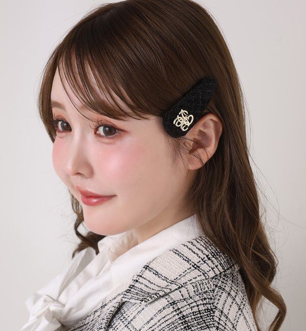  「【Eliane Collection】ツイードヘアピン」|その他|