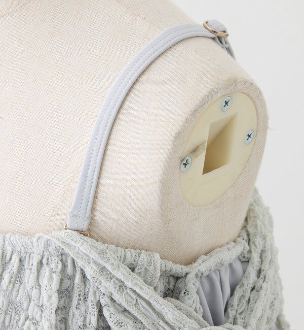  「swimwear/シャーリングオフショル-バルーンミニスカート（3点セット)」|その他|